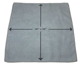 Klear Screen Microfiber "Chamois" Cloths 12pk. Gray