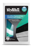 Klear Screen Microfiber "Chamois" & "Terry" Cloth Combo