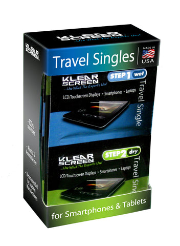 Klear Screen Travel Singles Kit (12)