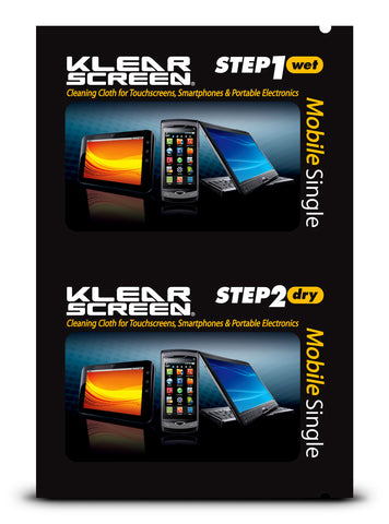 Klear Screen Mobile Singles ECO (Step 1 Wet/Step 2 Dry) (100)