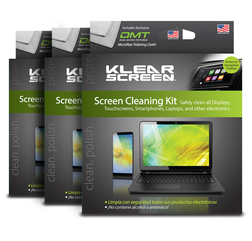 Klear Screen Starter Kit - 3 Pack