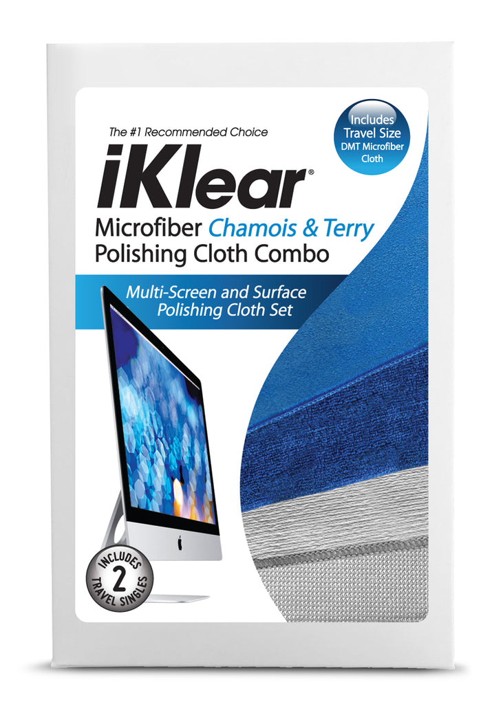 iKlear Microfiber "Chamois" & "Terry" Cloth Combo